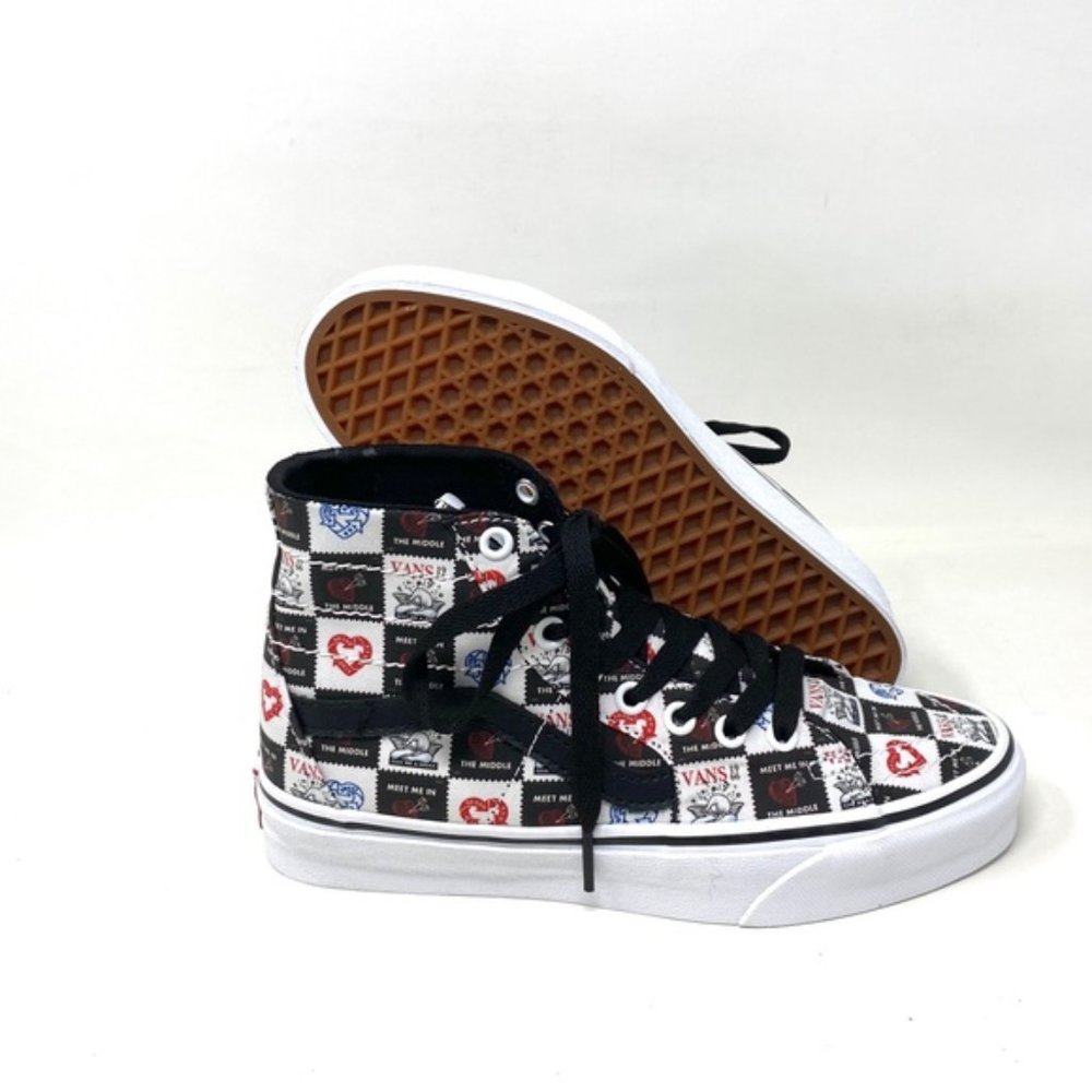 💖MEGA SALE💖VANS SK8-HI Tapered Love Black Men’s High Top Canvas VN0A4U16B0A - Picture 3 of 7